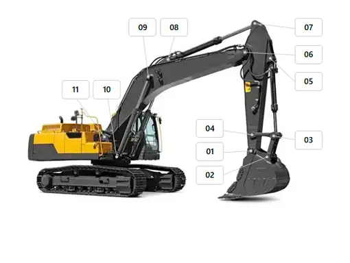 Подбор по узлам пальцев и втулок